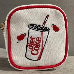 STONEY CLOVER LANE NWT SOLD OUT MINI DIET COKE EMBROIDERED POUCH